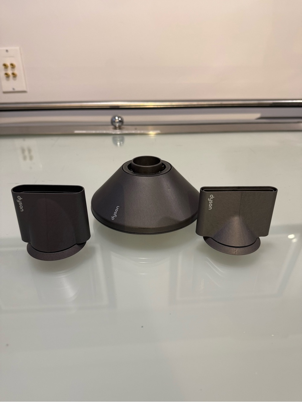 Dyson Supersonic Hair Dryer Attachments Set Diffuser Nozzle Concentrator Grey